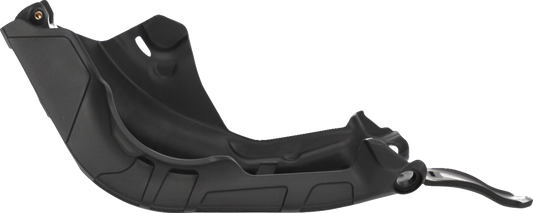 A black Acerbis skid plate for KTM 250/350 SX-F 2023 motorcycle, protecting the body and engine area.