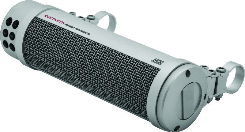 Kuryakyn Road Thunder Plus Bluetooth marine audio system with 300-watt powersports sound bar and MTX speakers, mounted outdoors