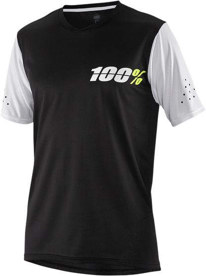 100% Ridecamp Jersey - Short-Sleeve - Black - Small 41401-001-10 - Howling Moto