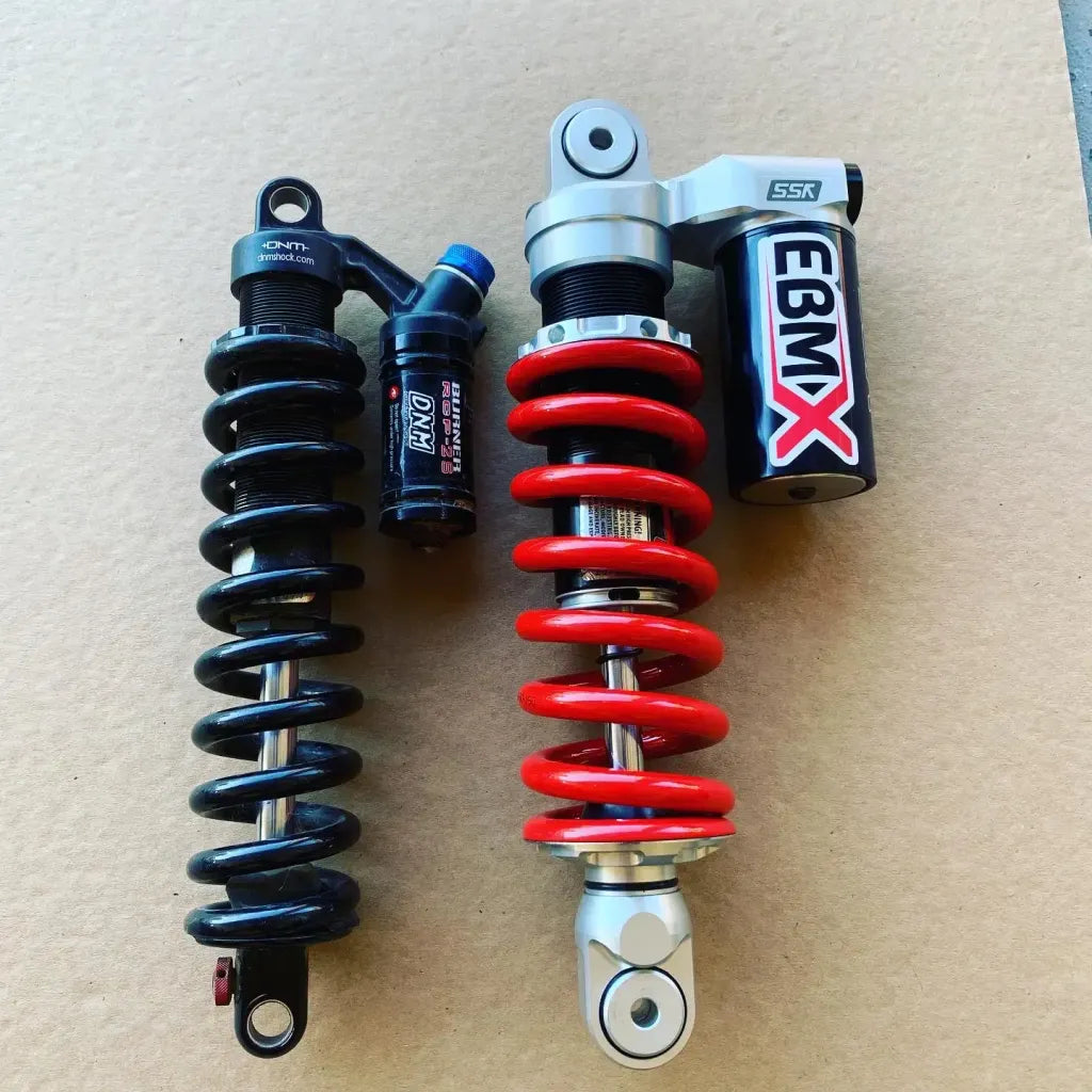 EBMX Rear Shock includes linkage and v1 triangle for SurRon Light Bee - Howling Moto