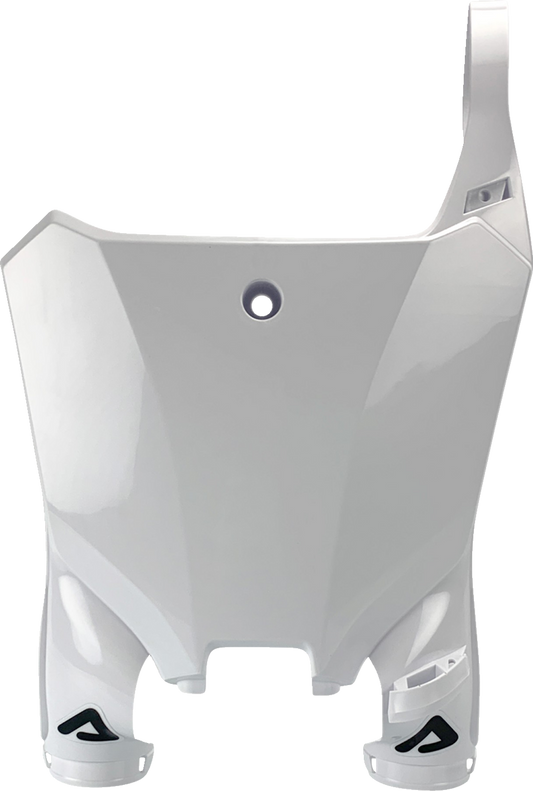 A white Acerbis Raptor number plate for motorcycle body panels, featuring the product code 2981820002 on a clean background.