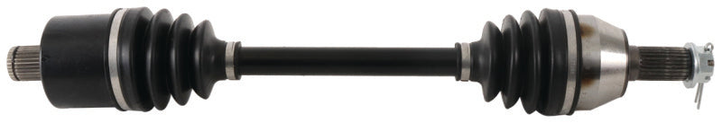 Rear left side rugged axle for 2009 Polaris Sportsman XP 550 4x4 quad by QuadBoss, part #609211, shown installed on the vehicle.