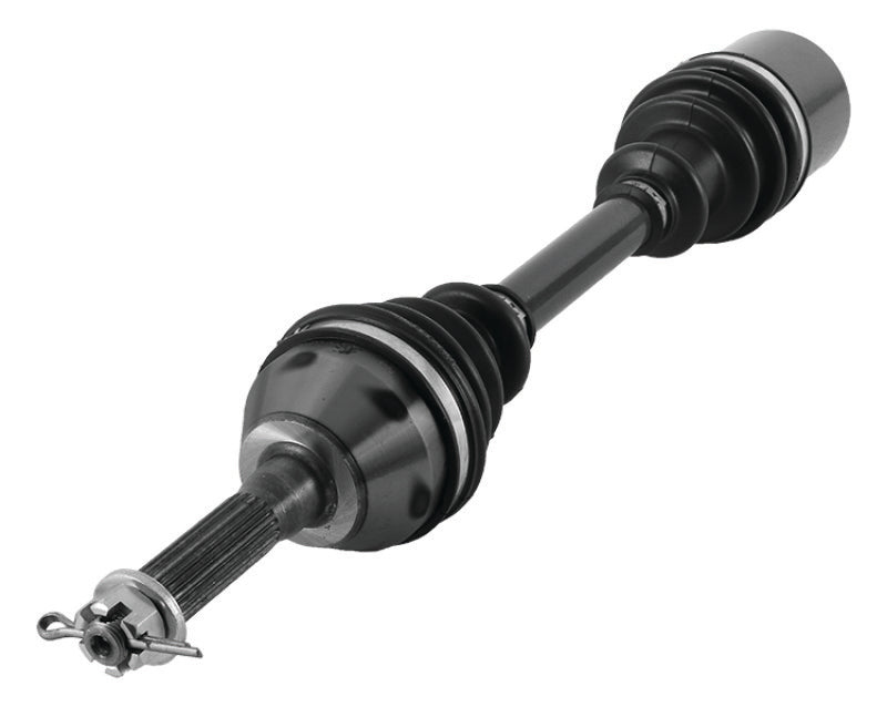 QuadBoss Polaris Sportsman front left rugged axle part 609198 for 2007-2009 models, durable replacement off-road vehicle part