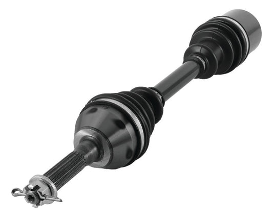 QuadBoss Polaris Sportsman front left rugged axle part 609198 for 2007-2009 models, durable replacement off-road vehicle part