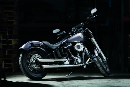 Kuryakyn satin black front axle nut caps for Harley Davidson Touring models, designed to protect and enhance wheel appearance.