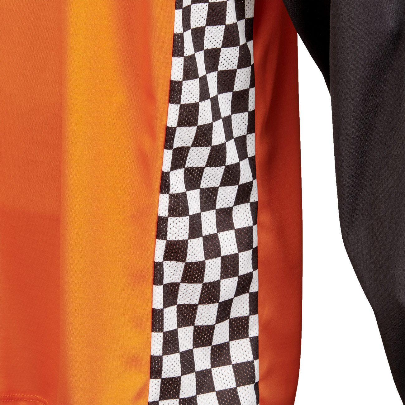 BILTWELL Good Times Jersey T-shirt in orange and black, small size, featuring bold graphic design and casual fit.