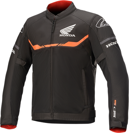 Alpinestars Honda T-SPS Air Jacket in black and red, 3XL, with visible ventilation panels and protective motorcycle jacket design.