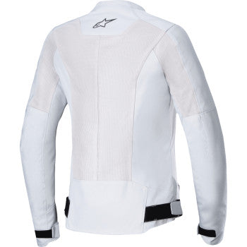 Alpinestars Stella C-1 Air Silver motorcycle jacket, small size, with ventilation panels and protective armor visible.
