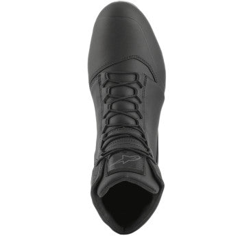 Alpinestars Centre Shoes in black, US size 13, featuring sleek design and durable material for casual or motorcycling use.