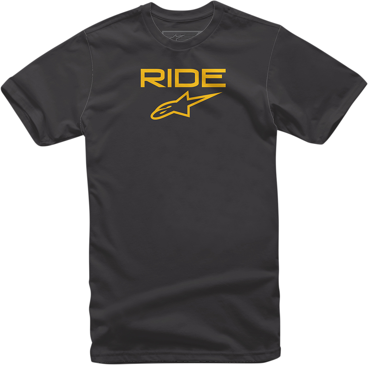 Bill's Exhausts Ride 2.0 T-Shirt in black and yellow, medium size, featuring a casual design with brand logo on front.