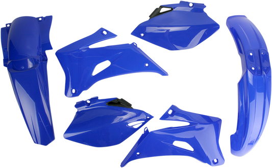 Blue Acerbis standard replacement body kit for Yamaha YZ250F and YZ450F 2006-2009 motorcycle, includes front and side panels.