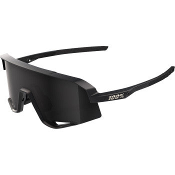 100% Slendale Sunglasses - Matte Black - Smoke  60057-00002 - Howling Moto