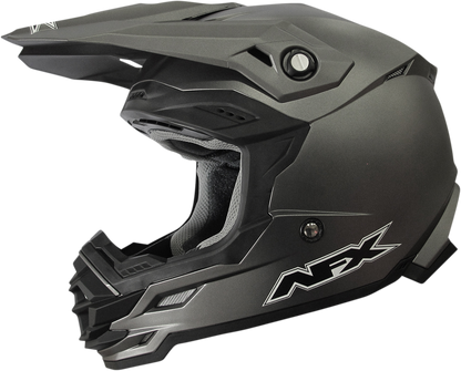 Bill's Exhausts AFX FX-19R Frost Gray XL helmet with clear visor and ventilation, designed for motorcycle riding.