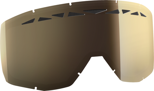 Scott Primal/Split snow lens with dual light-sensitive bronze coating, ACS auto-clear system for winter sports goggles.