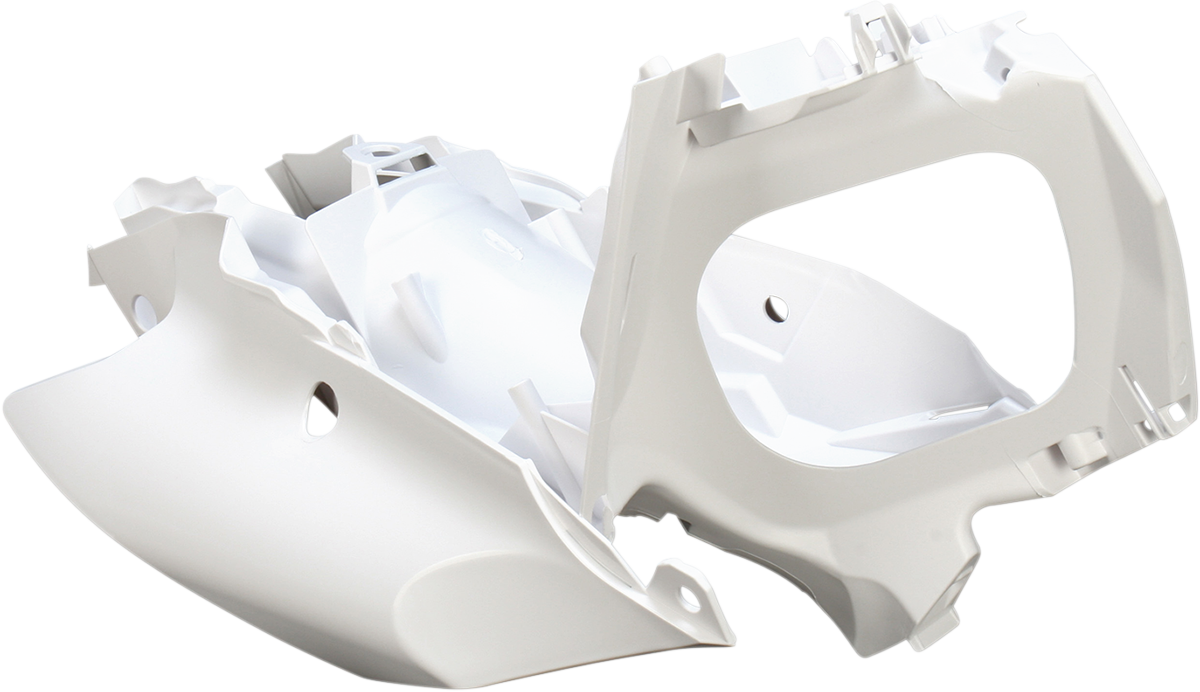 A black Acerbis standard replacement motorcycle body kit with OEM parts, designed for durable and precise fitment.