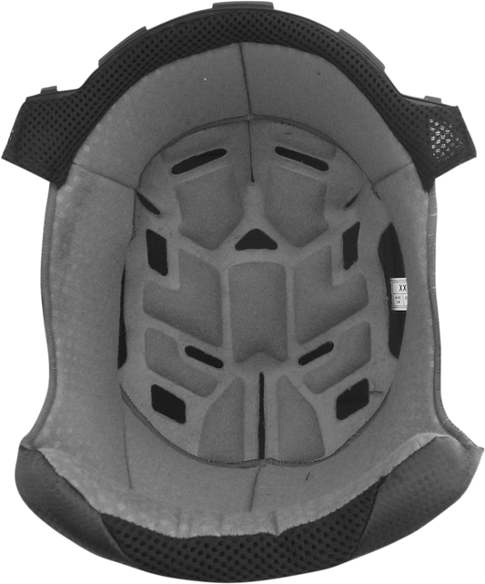 Black AFX FX-41DS motorcycle helmet liner in medium size, designed for comfort and fit, with a sleek interior view.