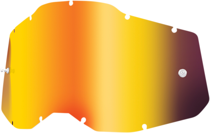 100% Accuri 2/Racecraft 2/Strata 2 Lens - Red Mirror 59078-00005 - Howling Moto