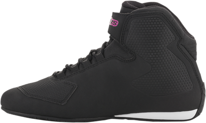 Alpinestars Women's Sektor Shoes in black and pink, US 6.5, featuring sporty design and durable construction.