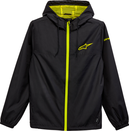 Black ALPINESTARS Treq Jacket, medium size, featuring stylish design and durable fabric, shown on a plain background.