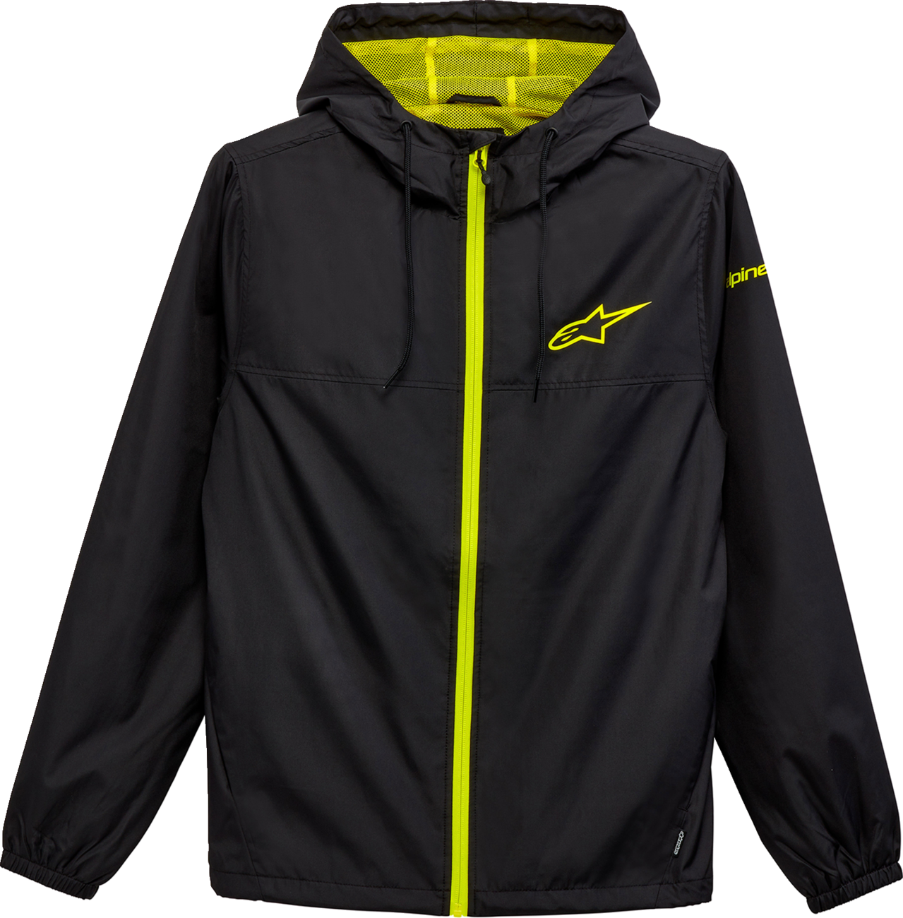 Black ALPINESTARS Treq Jacket in 2XL, featuring a sleek design with visible zippers and logo accents.