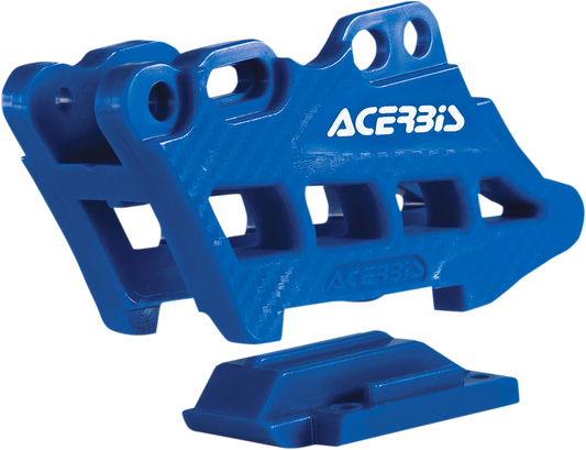 ACERBIS Complete Chain Guide Block - Yamaha - Blue 2410990003 - Howling Moto