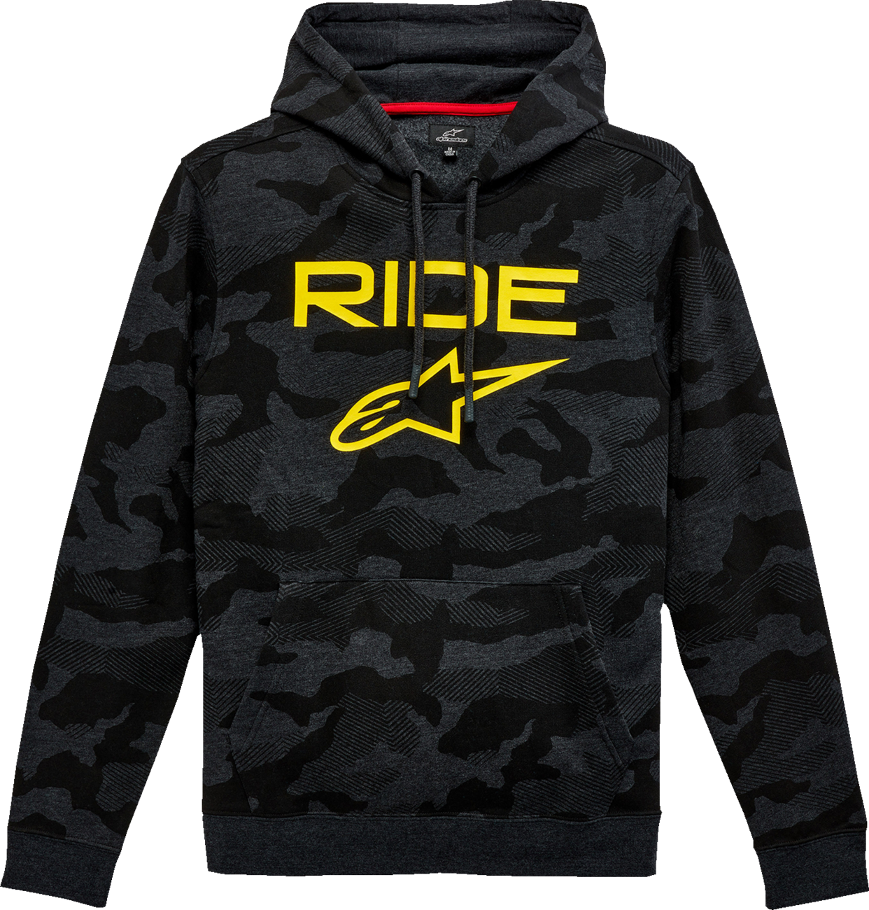 Alpinestars Heather Charcoal hoodie in medium size, featuring a comfortable, casual design with the Alpinestars logo.