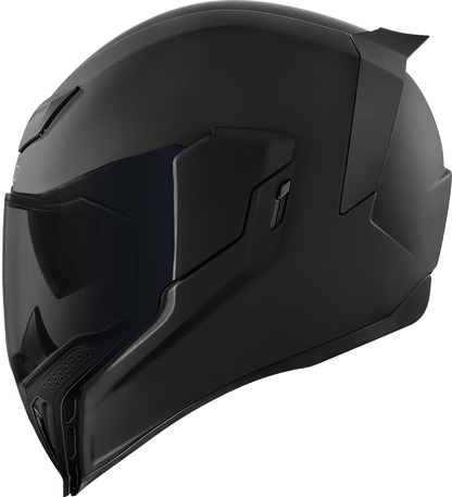 Dark Rubatone ICON Airflite™ helmet in large size, featuring sleek aerodynamic design and secure fit for motorcycle riding.