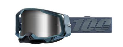 100% Racecraft 2 Goggles - Battleship - Silver Mirror 50010-00017 - Howling Moto