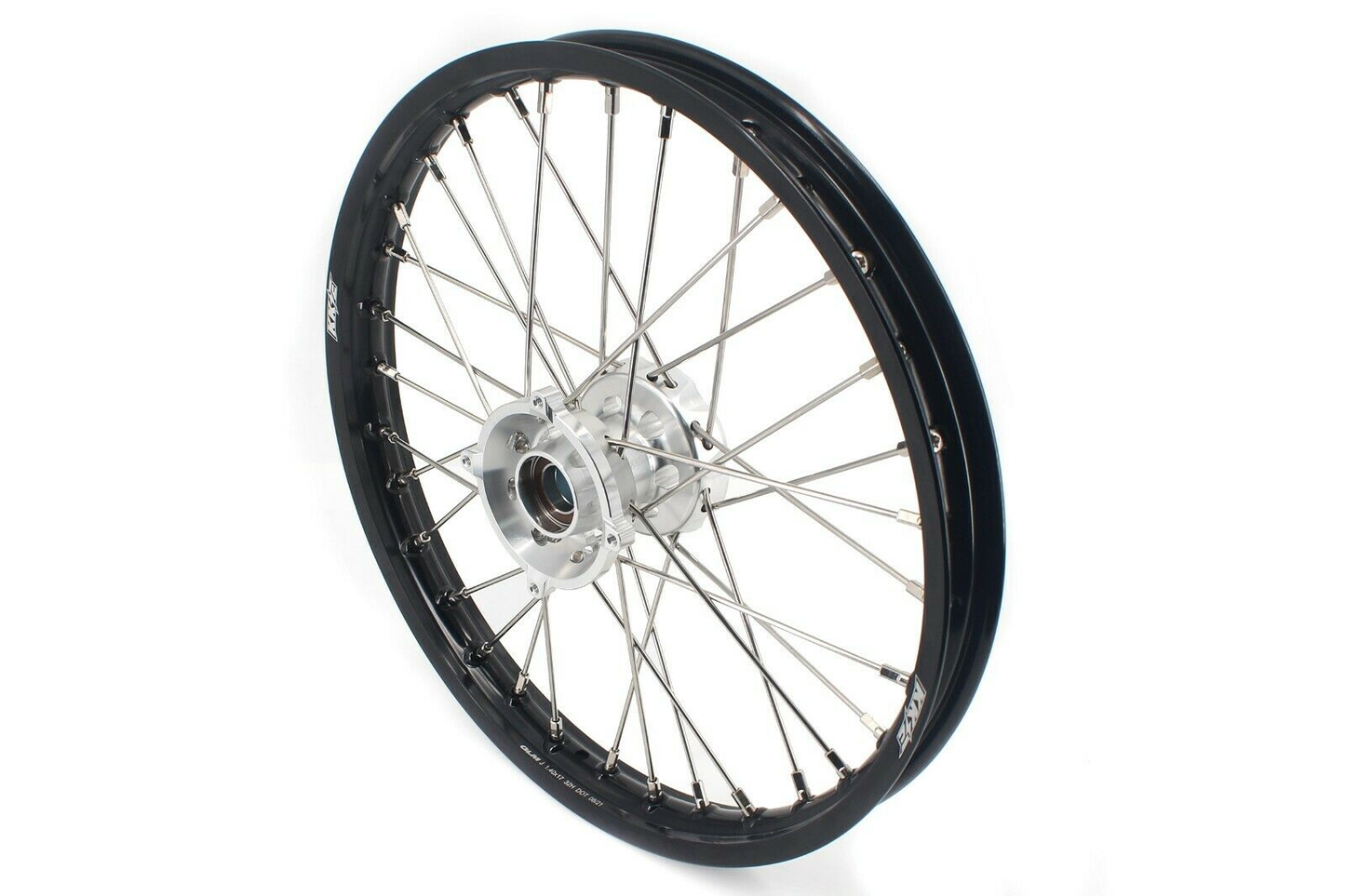 KKE 17"*1.4/14"*1.6 Kids Small Spoked Wheels GLM Rims For KTM SX85 2021-2024 Silver Hub - Howling Moto