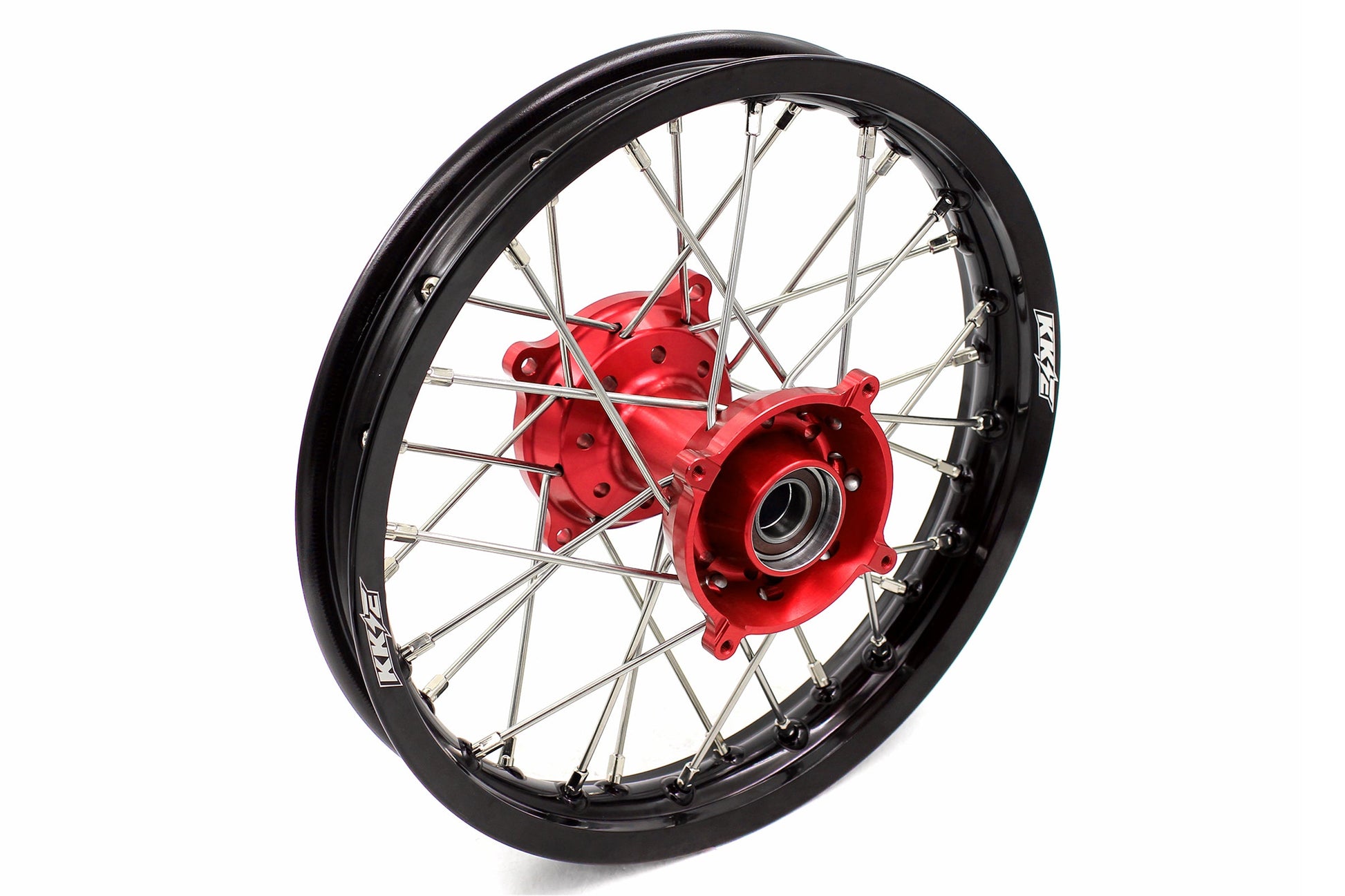 KKE 17"*1.4/14"*1.6 Spoked Small Kid's Wheels Set For KTM SX 85 2003-2020 Red Hub - Howling Moto