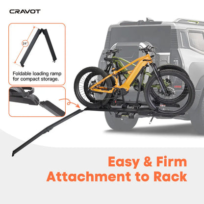 CRAVOT CyberRack S2 Hitch Bike Rack - Howling Moto