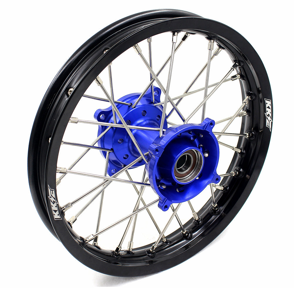 KKE 17"*1.4/14"*1.6 Spoked Kid's Big Wheels Rims Fit KTM SX 85 2003-2020 Husqvarna TC 85 2014-2020 Blue Hub - Howling Moto