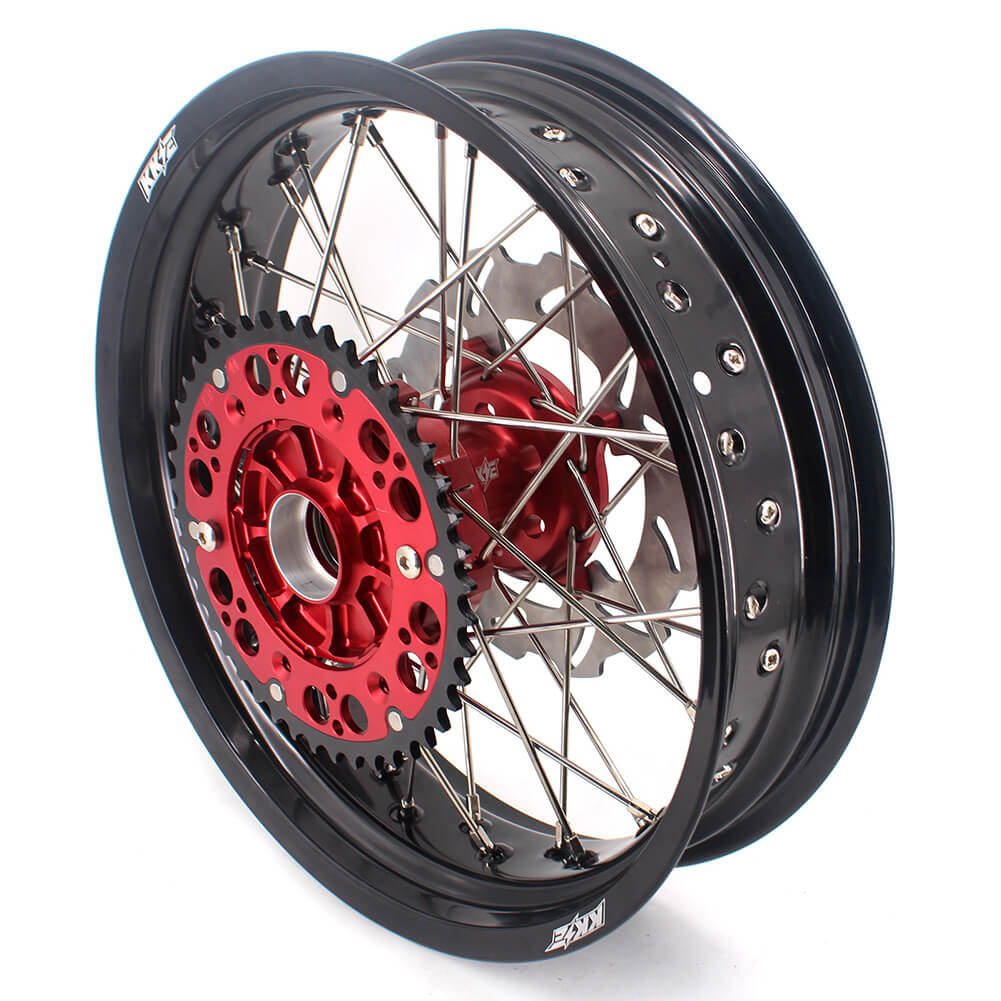 KKE 3.5 & 4.25 Cush Drive Supermoto Wheels for Honda XR400R XR600R - Howling Moto