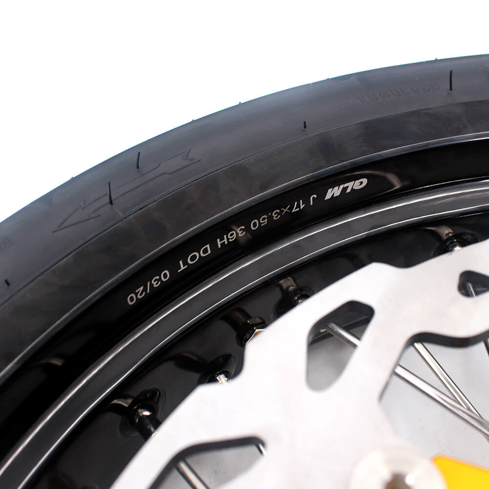 KKE 3.5/4.25*17" Supermoto Wheels For SUZUKI DRZ400SM 2005-2024 CST Tires - Howling Moto