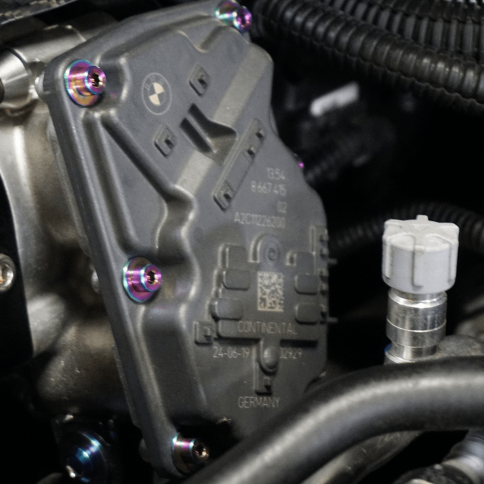 ZSPEC Dress Up Bolts®/Fastener Kit for Toyota Supra MK5 ESC Controller, Titanium - Howling Moto