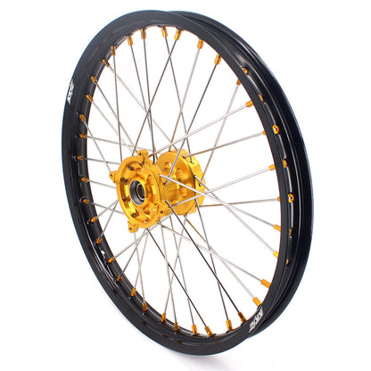 KKE 21 & 18 Enduro Rims for Suzuki RMZ250 2007-2022 RMZ450 2005 Gold Nipple - Howling Moto