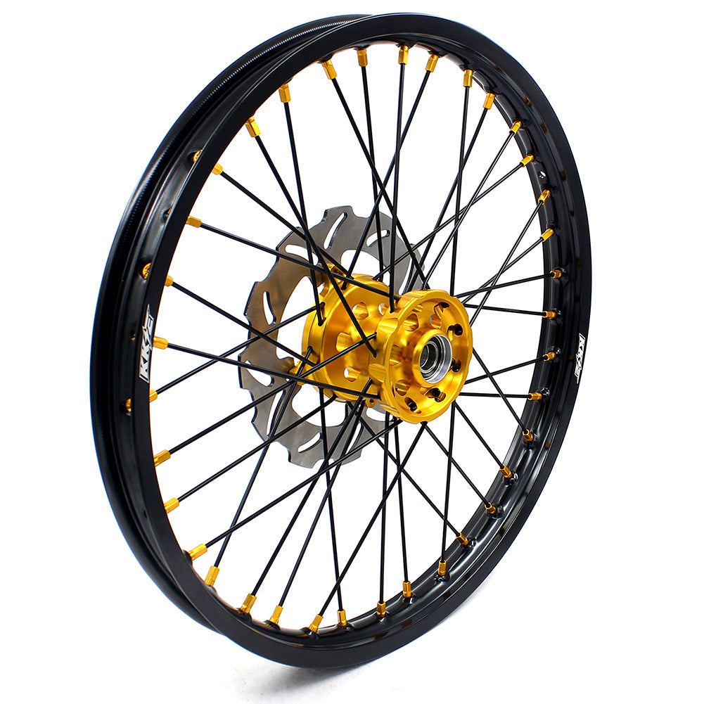 KKE 21 & 19 MX Wheels Rims for SUZUKI RMZ250 2007-2024 RMZ450 2005-2024 Black Spokes - Howling Moto