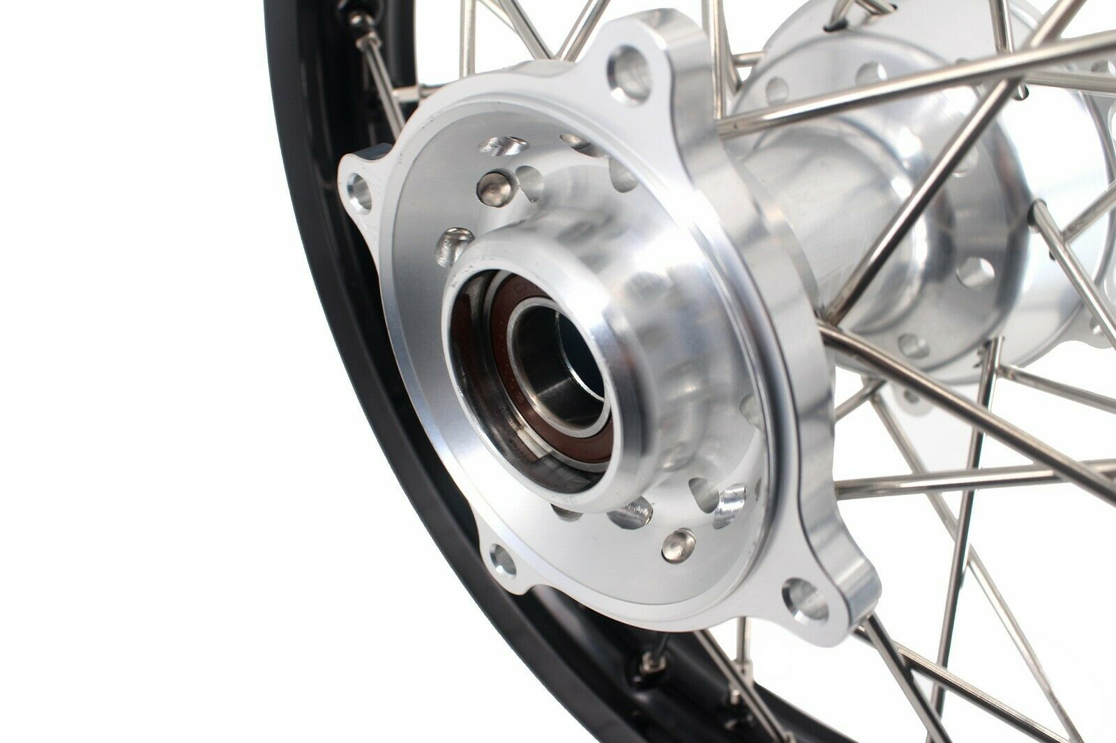KKE 17"*1.4/14"*1.6 Kids Small Spoked Wheels GLM Rims For KTM SX85 2021-2024 Silver Hub - Howling Moto