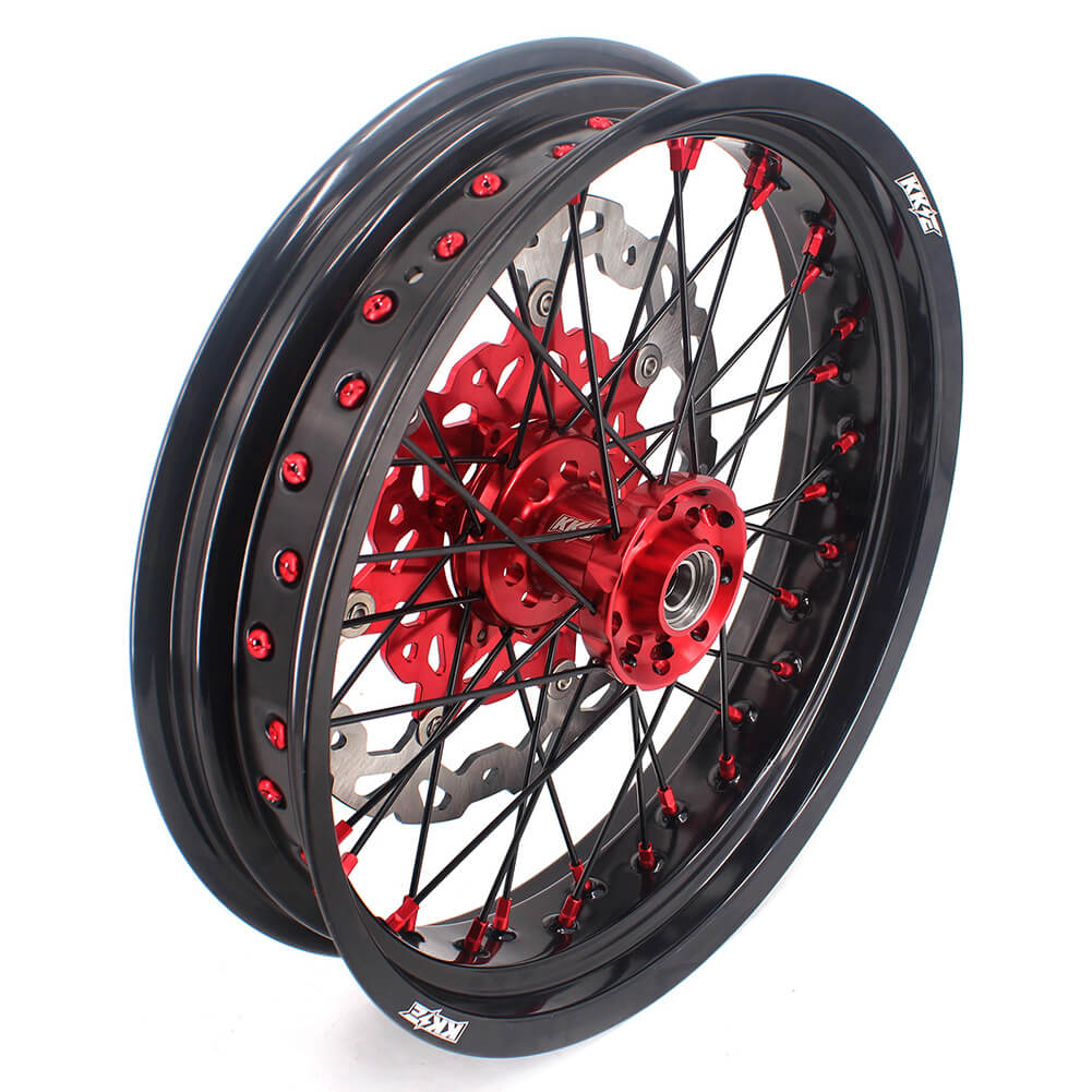 KKE 17 Inch Supermoto Wheels Fit for Honda CRF450L 2019-2021 CRF250R CRF450R 2024 - Howling Moto
