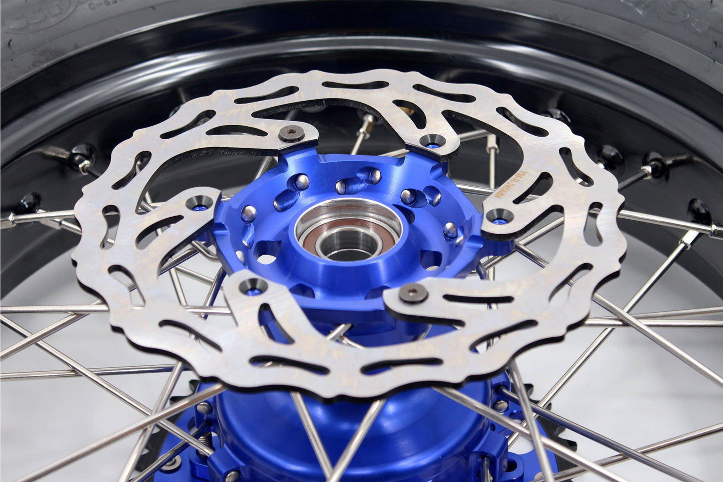 KKE 3.5/4.25*17inch CUSH DRIVE Supermoto Wheels For YAMAHA YZ125 YZ250 YZ450FX YZ250F YZ450F WR450F Tires - Howling Moto