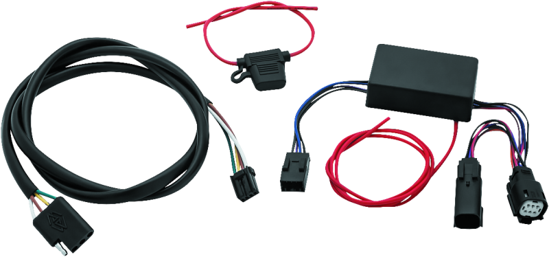 Kuryakyn, Kuryakyn Trailer Wiring Harness 4-Wire for Harley Davidson FLRT Freewheeler