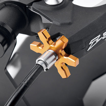 ZETA Ultra Light Clutch Perch 3 Finger with adjustable cable and ratio device, motorcycle clutch component, part ZE43-5001