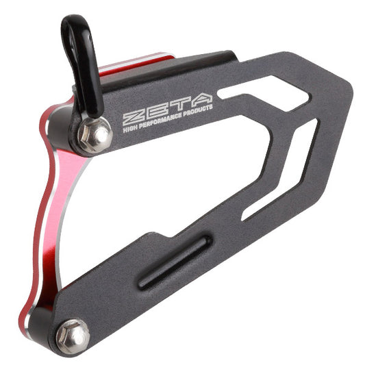 ZETA ZE80-8002 Honda CRF motorcycle case saver with protective cover, black metal design for engine and frame protection