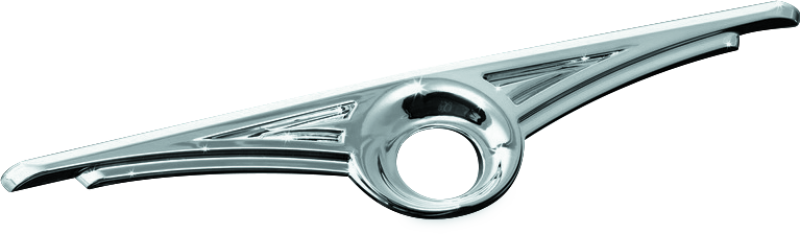 Kuryakyn Trunk Keyhole Trim in chrome for 2001-2017 Honda Gold Wing motorcycle, stylish accessory with polished finish