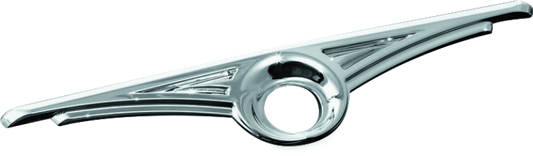 Kuryakyn Trunk Keyhole Trim in chrome for 2001-2017 Honda Gold Wing motorcycle, stylish accessory with polished finish