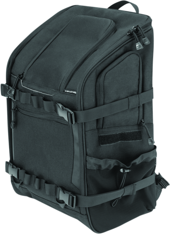 Kuryakyn Pet Palace Ruff-Pack backpack pet carrier with mesh panels and adjustable straps for small pets up to 15 lbs.