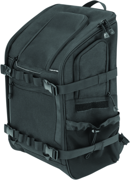 Kuryakyn Pet Palace Ruff-Pack backpack pet carrier with mesh panels and adjustable straps for small pets up to 15 lbs.