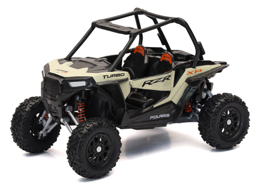 NEW-RAY, NEW-RAY 1:18 Scale Polaris RZR XP 1000 UTV Model in Sand Metallic Finish