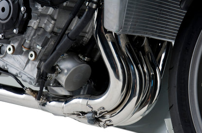 YOSHIMURA Race R 77 full exhaust system with stainless steel and carbon fiber components, featuring polished metal and carbon fiber details