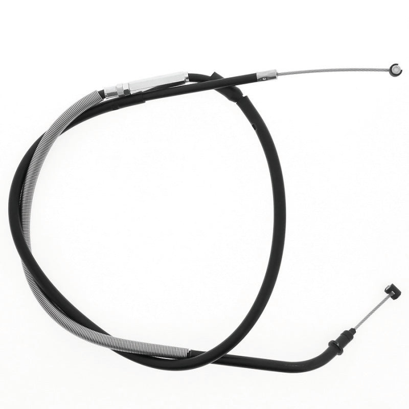 QuadBoss clutch cable for Yamaha YFZ450R (2009-2016), close-up of the black cable and connector parts.